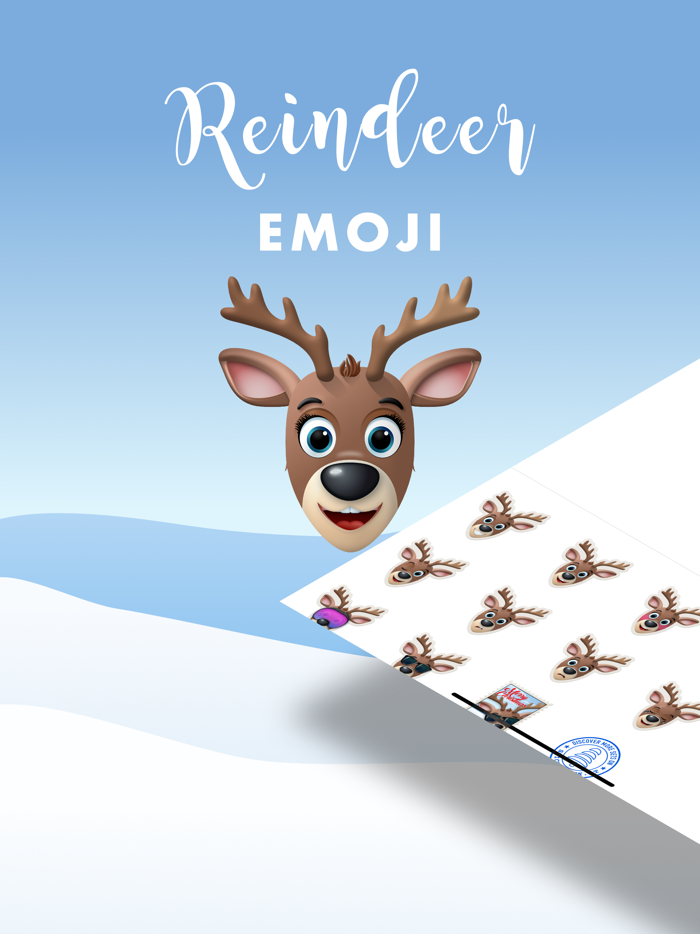 Reindeer Emoji Stickers