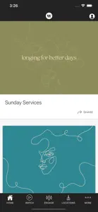 Westwood Community Church app screenshot #1 for iPhone