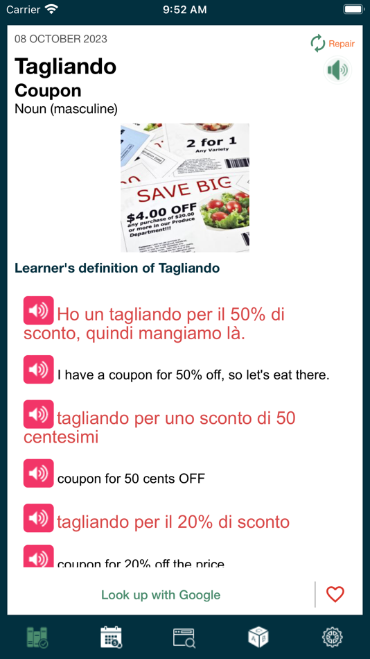 Italian Word of the Day - 1.2.14 - (iOS)