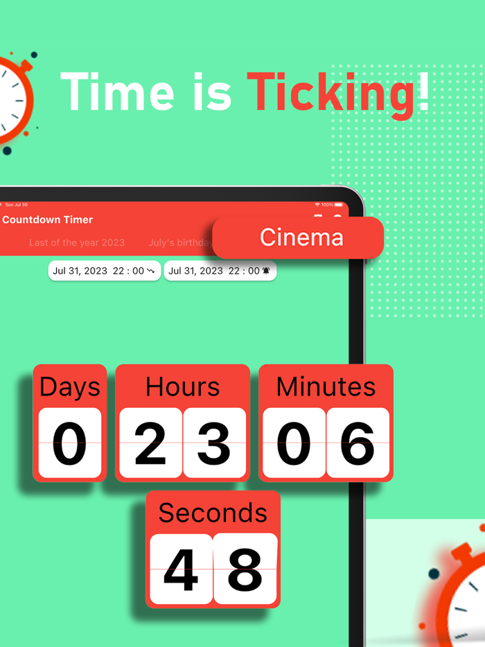 Countdown to an event