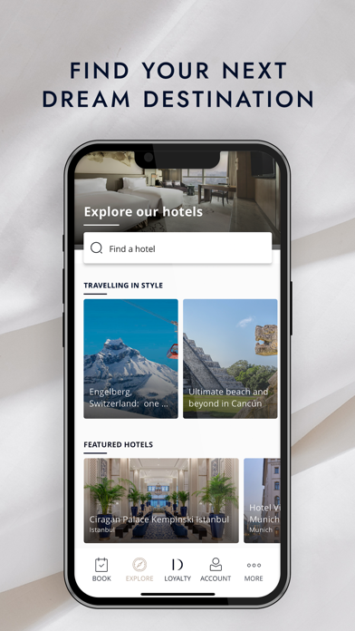 Kempinski Hotels Screenshot