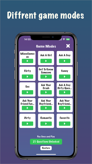 21 Questions Game - Adult 18+ Screenshot
