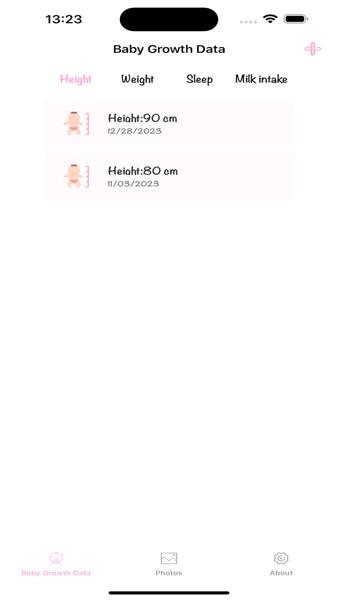 【图】BabyGrowthData(截图1) 【图】BabyGrowthData(截图1)