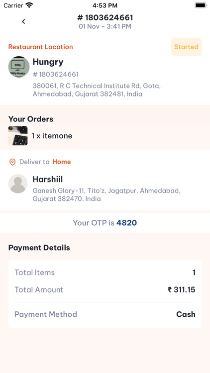 HUNGRS: Delivery Partner screenshot-3