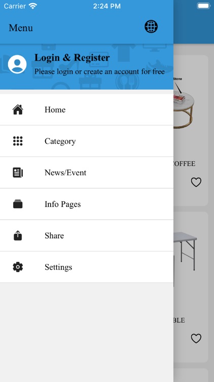 Public Furniture App