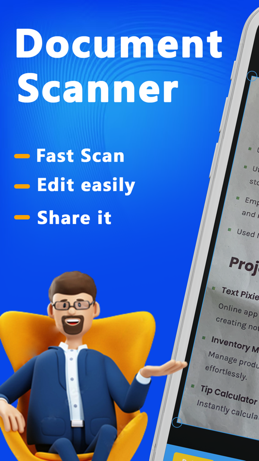 #1. Document Scanner: PDF Scan (iOS) Podle: Hassan Ali Awan