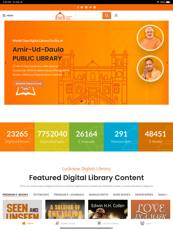 Screenshot #4 pour Lucknow Digital Library App