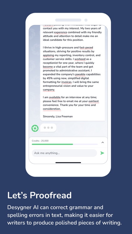 Chat AI. Desygner screenshot-4