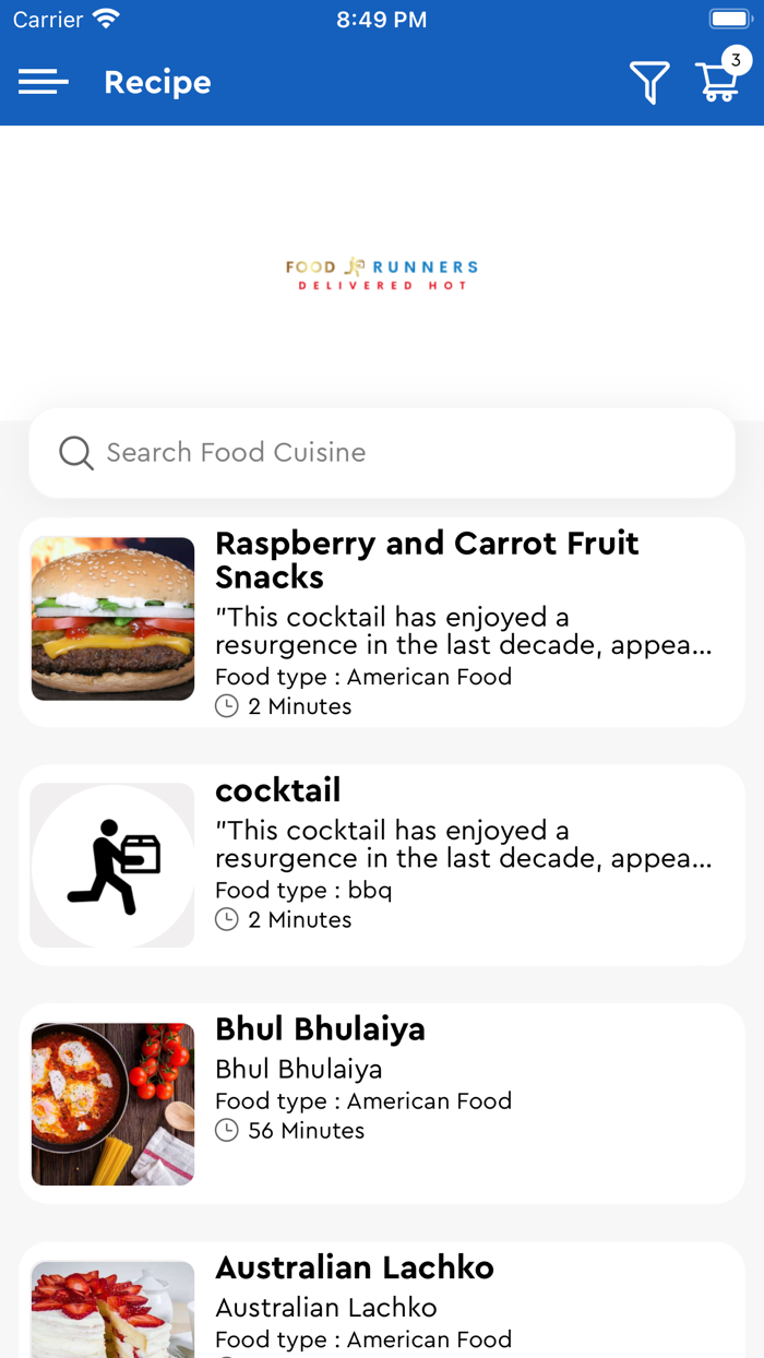 Food Runners - Delivered Hot