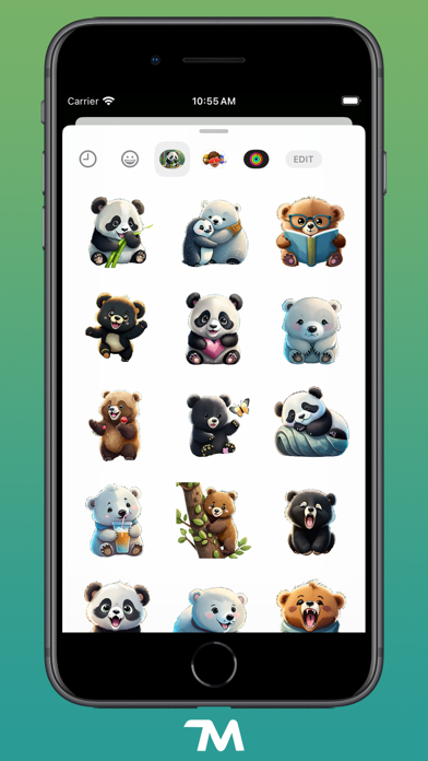 Screenshot #2 pour Bears Stickers