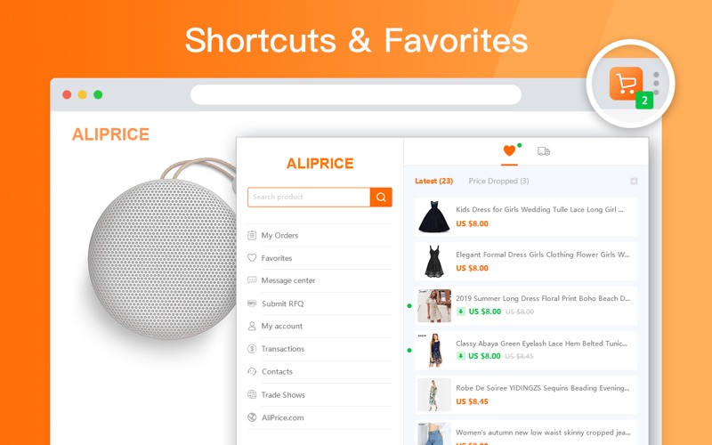 Screenshot #2 pour Suivi des prix Alibaba
