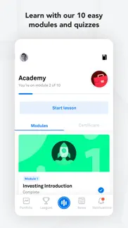 invstr academy iphone screenshot 2
