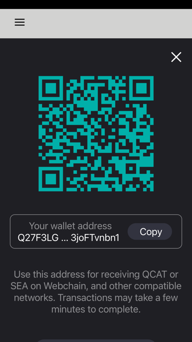 Screenshot #2 pour QCAT Coin Wallet