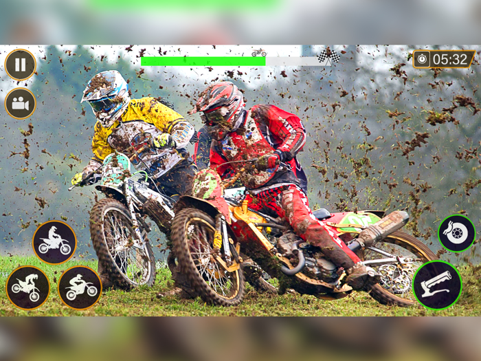 MX Dirt Bikes Motorcycle Stunt