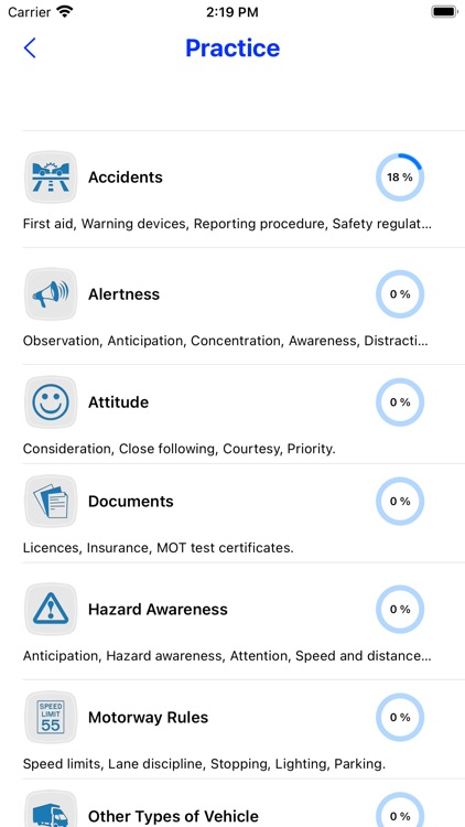 UK Motorcycle Theory Test Lite screenshot-3