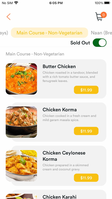 Royal Indian Buffet Screenshot