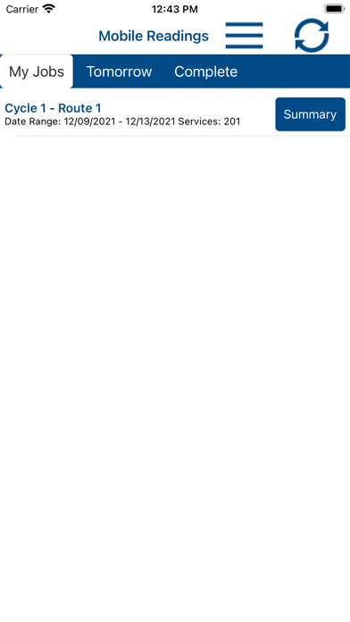 Screenshot 2 of Utility Mobile Readings App