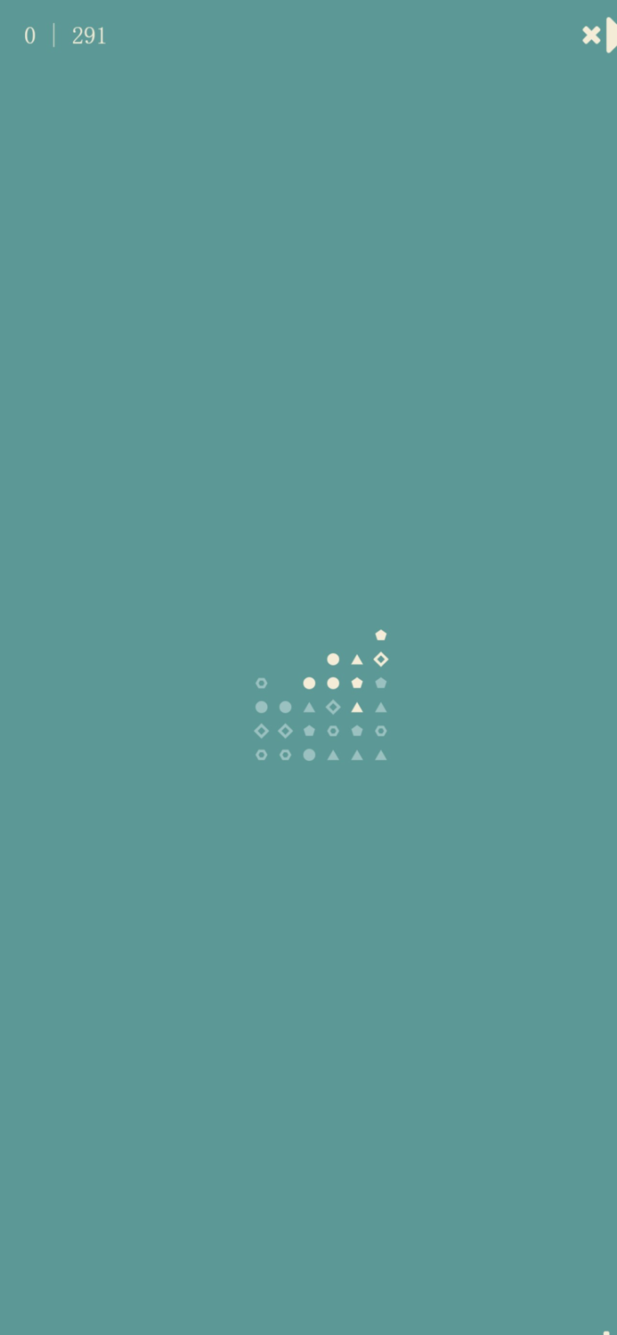 Eliminate identical shapes