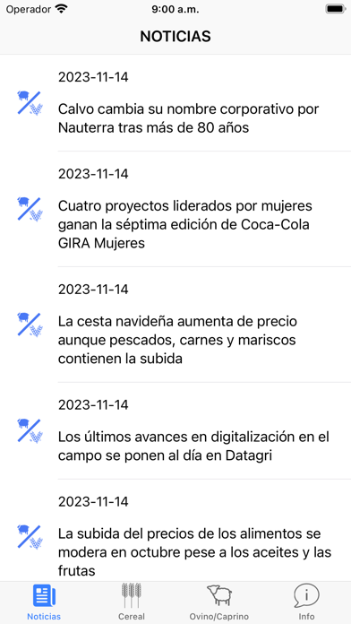 Lonjas España Screenshot