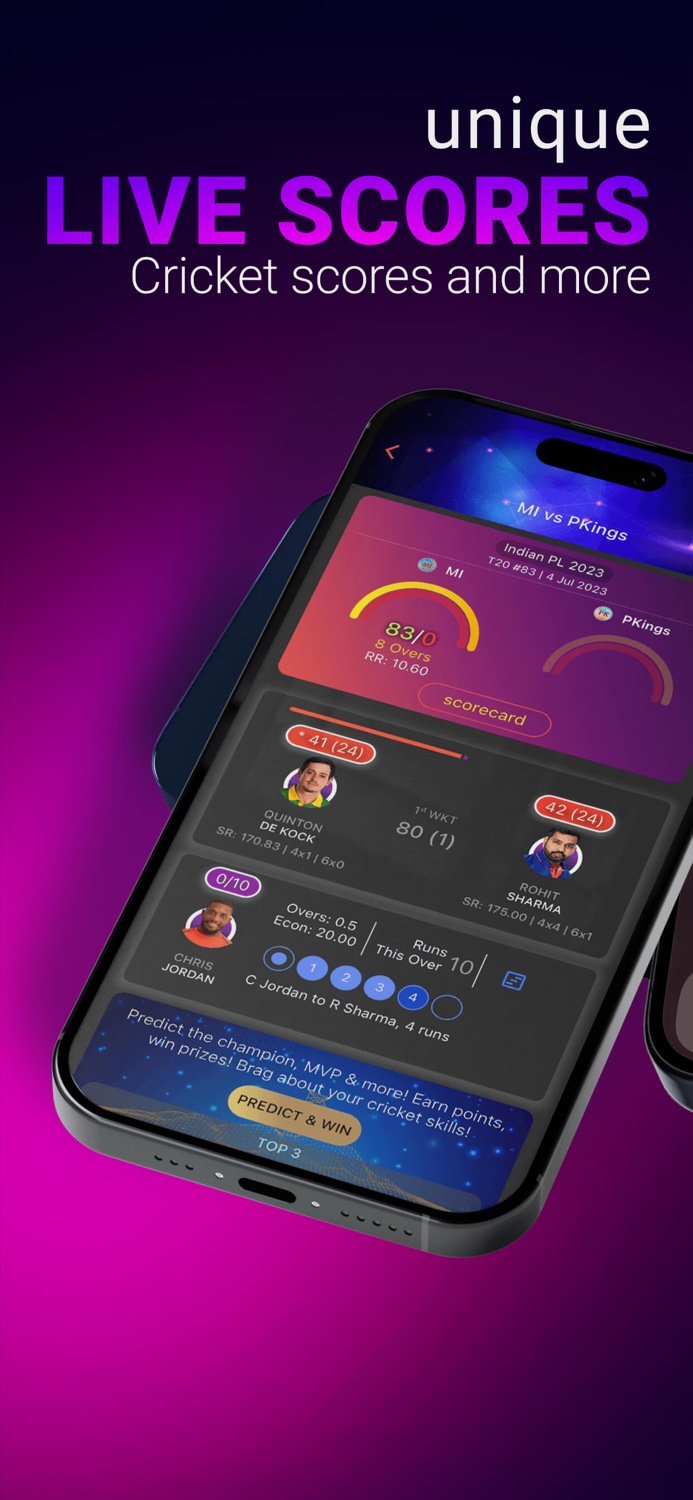 LIVE cricket scores scoreblox
