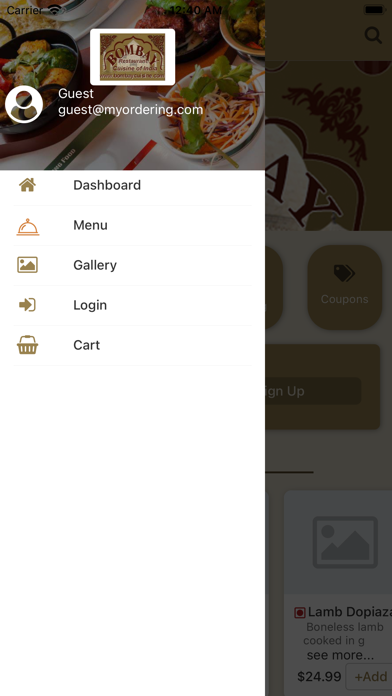 Bombay Cuisine & Banquet Hall Screenshot