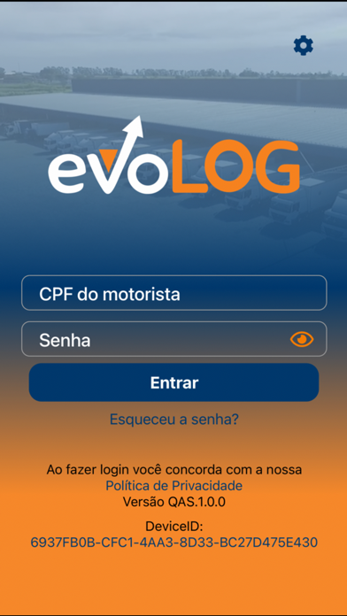 Evolog Checkin Screenshot