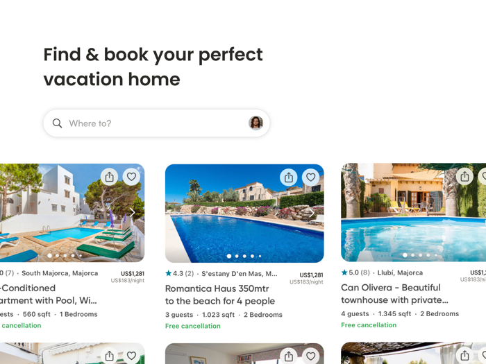 Holidu Vacation Rentals