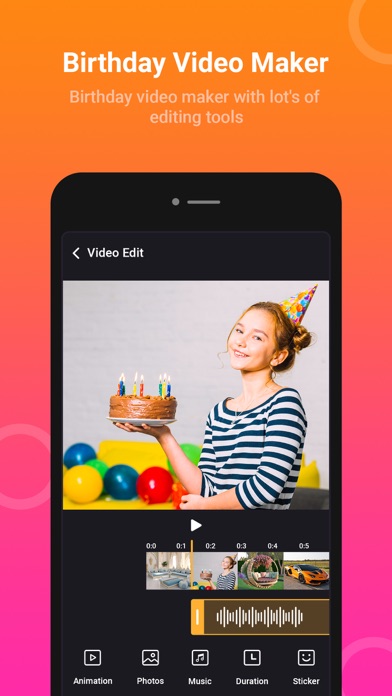 Birthday Video Maker - HBD Screenshot