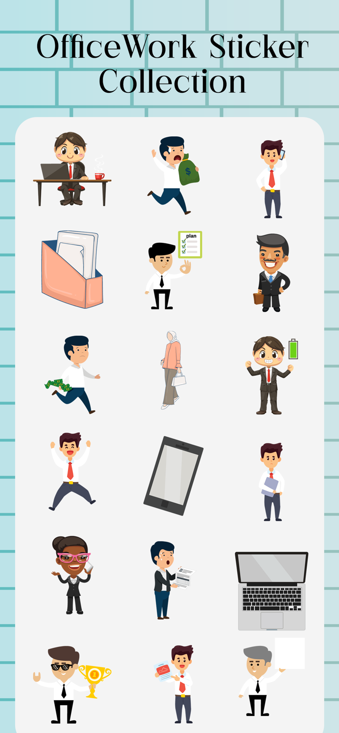 Office Works Sticker