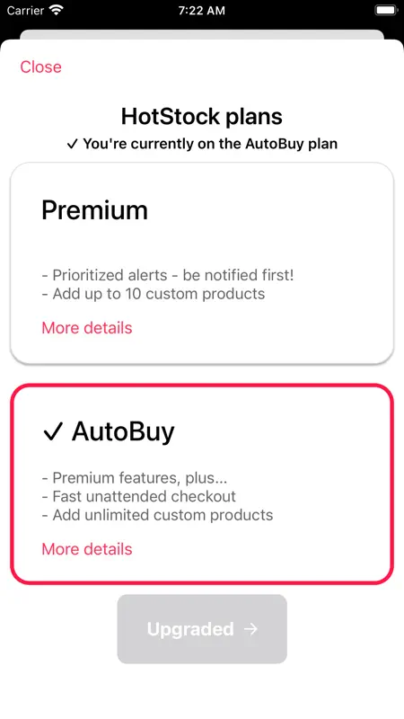 HotStock - in-stock alerts screenshot 4 of 8