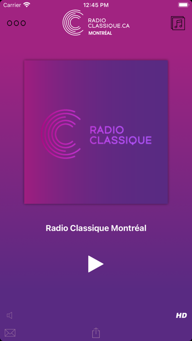 RadioClassique.ca Screenshot