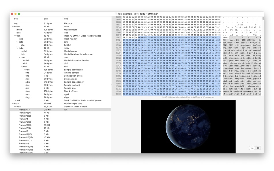 MP4 Explorer (macOS) Podle: Boris Golovnev MP4 Explorer (macOS) Podle: Boris Golovnev