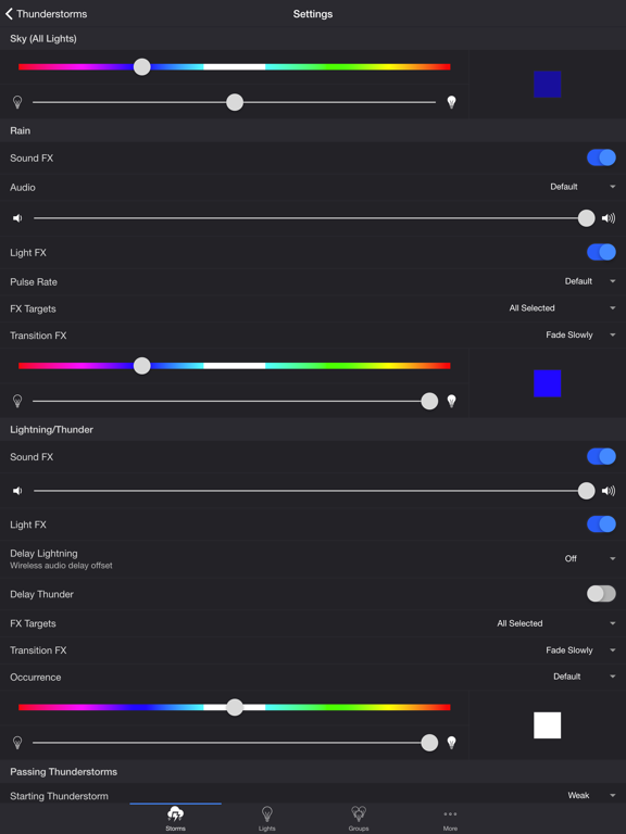 Screenshot #5 pour Thunderstorm for Hue