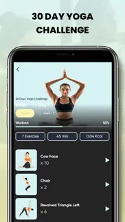 30 days yoga challenge iphone screenshot 4