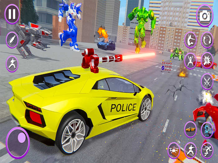 US Police Robot Transformation