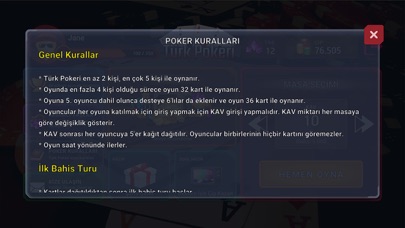 Turk Pokeri Screenshot