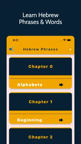 Game screenshot Learn Hebrew Phrases & Words mod apk