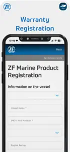 ZF Marine App screenshot #1 for iPhone