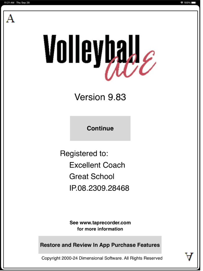 Volleyball Ace Stats