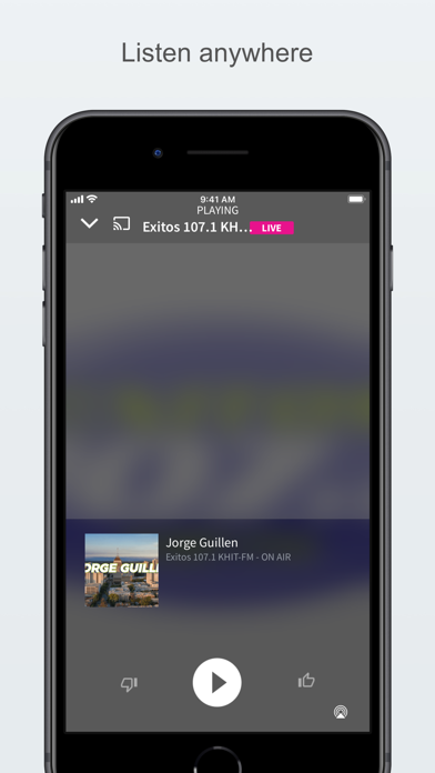 Exitos 107.1 Screenshot