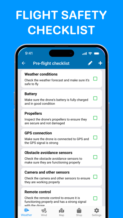 Drone Weather Forecast for UAV Screenshot