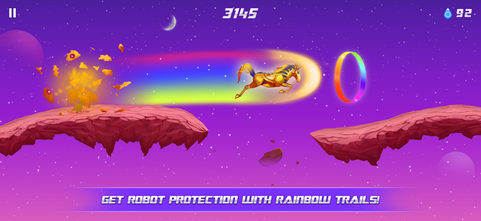 Robot Unicorn Dash - Attack