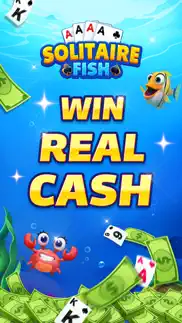 solitaire fish - win real cash iphone screenshot 1