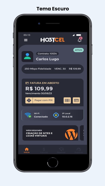 Aplicativo Provedor - Hostcel screenshot-4