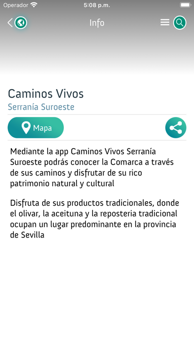 Caminos Vivos Screenshot