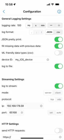 Game screenshot SensorLog hack