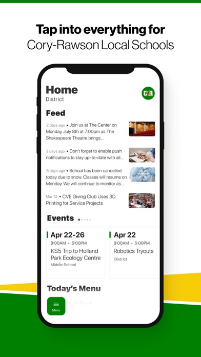 Cory-Rawson Local Schools Screenshot
