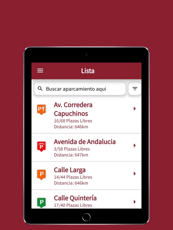 Aparcamientos de Andújar app screenshot 3