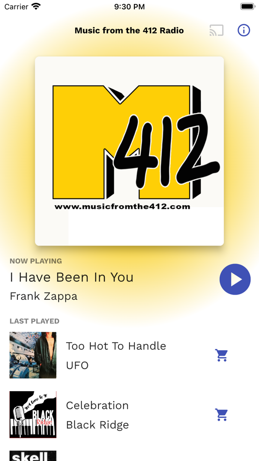 Music from the 412 Radio - 1.0 - (iOS)