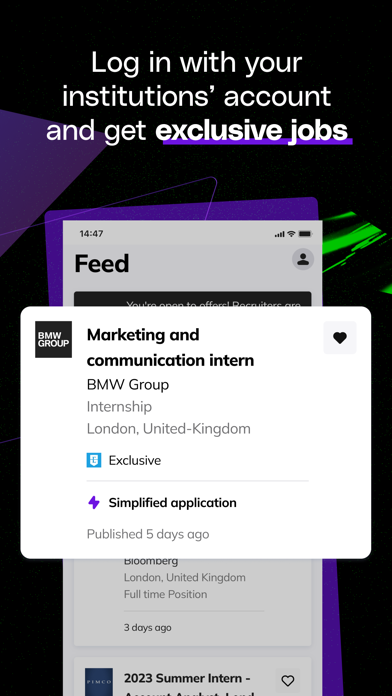 JobTeaser - jobs for students Screenshot